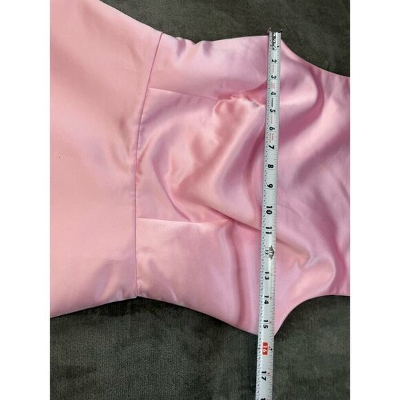 Reformation Zenni Light Pink Sleeveless Mini Dress Formal sz 2 - Picture 7 of 12